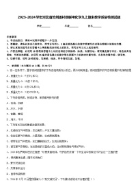 2023-2024学年河北省沧州孟村县联考化学九上期末教学质量检测试题含答案