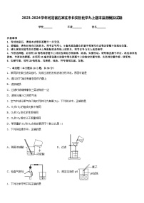 2023-2024学年河北省石家庄市长安区化学九上期末监测模拟试题含答案