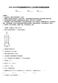 2023-2024学年河南省濮阳市名校九上化学期末质量跟踪监视试题含答案