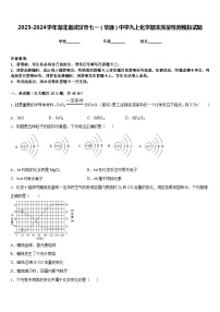 2023-2024学年湖北省武汉市七一（华源）中学九上化学期末质量检测模拟试题含答案