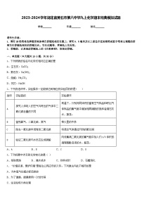 2023-2024学年湖北省黄石市第八中学九上化学期末经典模拟试题含答案