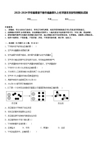 2023-2024学年福建省宁德市福鼎县九上化学期末质量检测模拟试题含答案