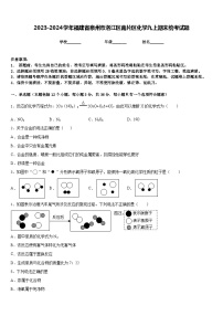 2023-2024学年福建省泉州市洛江区南片区化学九上期末统考试题含答案