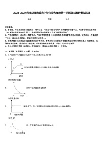 2023-2024学年辽阳市重点中学化学九年级第一学期期末调研模拟试题含答案