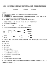 2023-2024学年重庆市渝北区渝汉初级中学化学九年级第一学期期末质量检测试题含答案