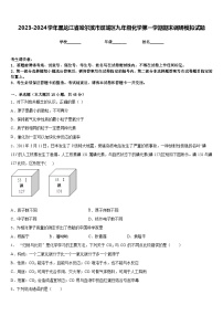 2023-2024学年黑龙江省哈尔滨市双城区九年级化学第一学期期末调研模拟试题含答案