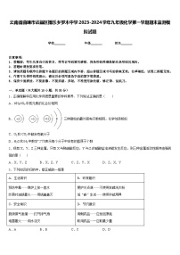 云南省曲靖市沾益区播乐乡罗木中学2023-2024学年九年级化学第一学期期末监测模拟试题含答案