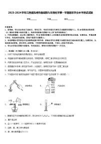 2023-2024学年江西省抚州市南城县九年级化学第一学期期末学业水平测试试题含答案