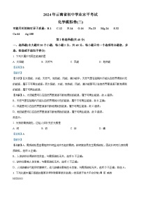 2024年云南省初中学业水平考试化学模拟卷（二）