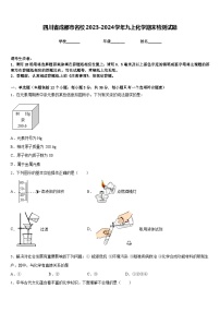 四川省成都市名校2023-2024学年九上化学期末检测试题含答案