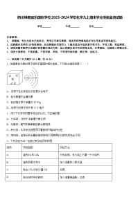 四川绵阳富乐国际学校2023-2024学年化学九上期末学业质量监测试题含答案