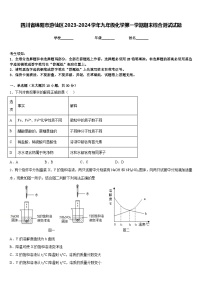 四川省绵阳市游仙区2023-2024学年九年级化学第一学期期末综合测试试题含答案