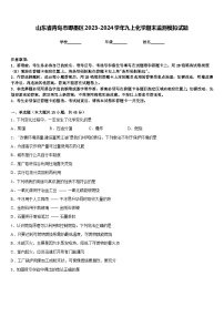 山东省青岛市即墨区2023-2024学年九上化学期末监测模拟试题含答案