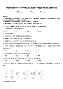 岳阳市湘阴县2023-2024学年化学九年级第一学期期末质量跟踪监视模拟试题含答案