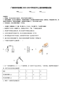 广西河池市宜州区2023-2024学年化学九上期末调研模拟试题含答案