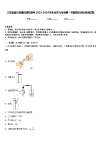 江苏省宿迁宿豫区四校联考2023-2024学年化学九年级第一学期期末达标检测试题含答案