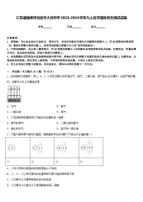 江苏省扬州市仪征市大仪中学2023-2024学年九上化学期末综合测试试题含答案