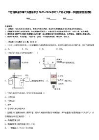 江苏省泰州市靖江外国语学校2023-2024学年九年级化学第一学期期末检测试题含答案