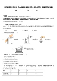 江苏省苏州市昆山市、太仓市2023-2024学年化学九年级第一学期期末检测试题含答案