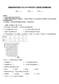 河南省许昌市长葛市2023-2024学年化学九上期末复习检测模拟试题含答案