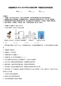 河南省鹤壁市2023-2024学年九年级化学第一学期期末达标检测试题含答案