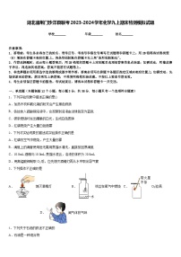 湖北省荆门沙洋县联考2023-2024学年化学九上期末检测模拟试题含答案