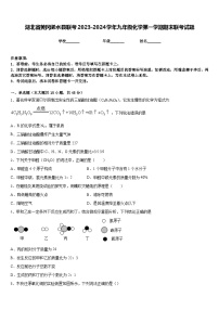 湖北省黄冈浠水县联考2023-2024学年九年级化学第一学期期末联考试题含答案