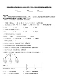 湖南省常德市桃源县2023-2024学年化学九上期末质量跟踪监视模拟试题含答案