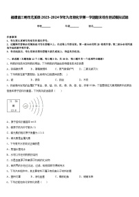 福建省三明市尤溪县2023-2024学年九年级化学第一学期期末综合测试模拟试题含答案