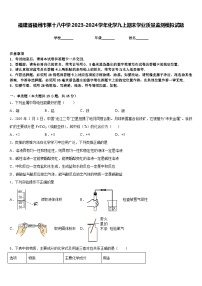 福建省福州市第十八中学2023-2024学年化学九上期末学业质量监测模拟试题含答案