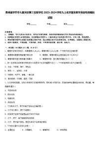 贵州省毕节市七星关区第三实验学校2023-2024学年九上化学期末教学质量检测模拟试题含答案