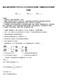 黑龙江省哈尔滨市第35中学2023-2024学年化学九年级第一学期期末学业水平测试模拟试题含答案