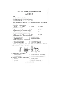 广东省阳江市阳春市2023-2024学年九年级上学期1月期末化学试题