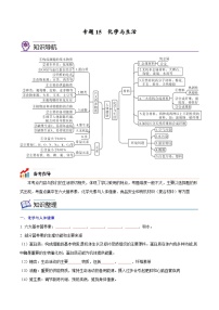 备战中考化学考点总复习 专题15 化学与生活【考点精讲】（全国通用）（原卷版+解析版）