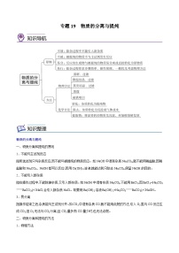 备战中考化学考点总复习 专题19 物质的分离与提纯【考点精讲】（全国通用）（原卷版+解析版）