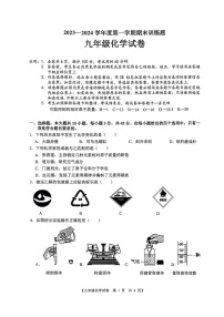 广东省廉江市第七中学2023-2024学年九年级上学期1月期末化学试题