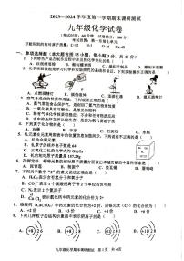 广东省湛江市廉江市良垌镇第三初级中学2023-2024学年九年级上学期1月期末化学试题