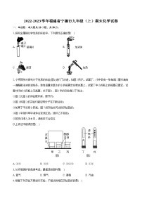 2022-2023学年福建省宁德市九年级（上）期末化学试卷（含详细答案解析）