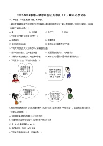 2022-2023学年天津市红桥区九年级（上）期末化学试卷（含详细答案解析）