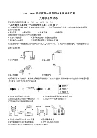 安徽省宣城市2023-2024学年九年级上学期期末化学试题