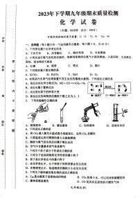 湖南省株洲市醴陵市2023-2024学年九年级上学期1月期末考试化学试题