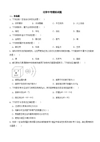 青海省海东市2024年化学中考模拟试卷含答案