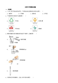 广西南宁市武鸣区2024年化学中考模拟试题附参考答案