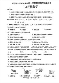 2023-2024学年河南省许昌市九上期末化学试题及答案