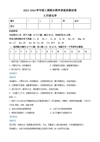 河南省漯河市郾城区2023-2024学年九年级上学期1月期末化学试题
