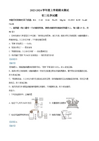 山东省日照市东港区新营中学2023-2024学年九年级上学期期末化学试题