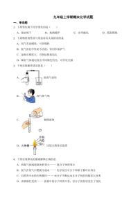 湖南省九年级上学期期末化学试题六套（附参考答案）