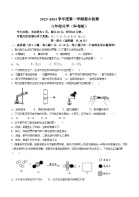 陕西省安康市2023-2024学年九年级上学期期末化学试题