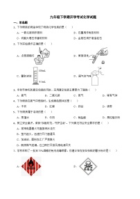 辽宁省沈阳市2024年九年级下学期开学考试化学试题附参考答案