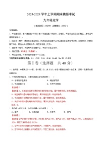 【开学摸底考试】九年级化学（广西专用，人教版1-9单元）-2023-2024学年初中下学期开学摸底考试.zip